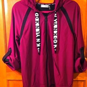 DKNY Sport Light  Women's  Logo Jacket  Sz Medium